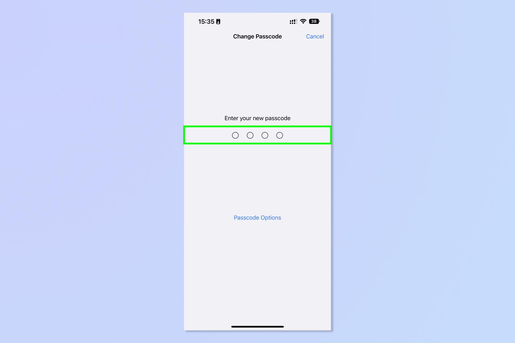 iPhoneのパスコードを変更する方法