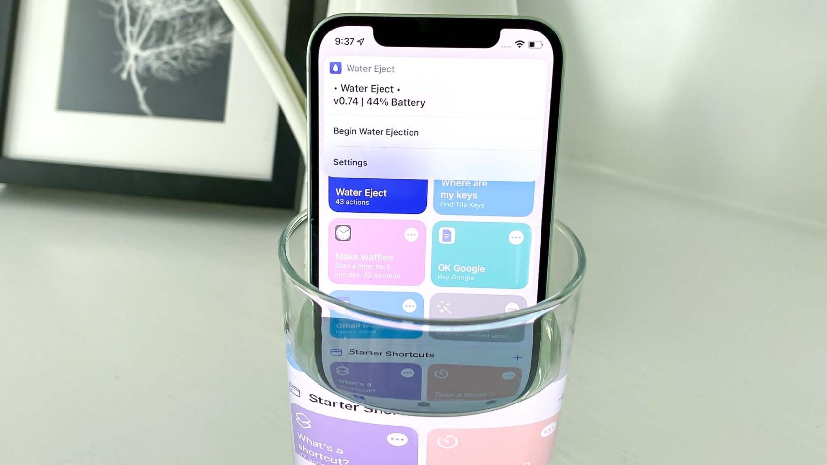 この便利なショートカットを使用して、Siri に iPhone から水を排出するように命令できます