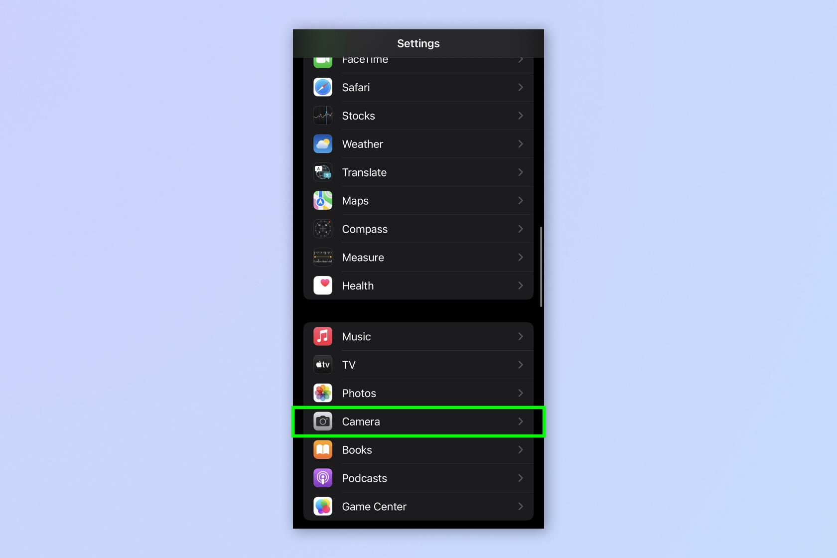 iPhoneでレンズ補正を有効にする方法