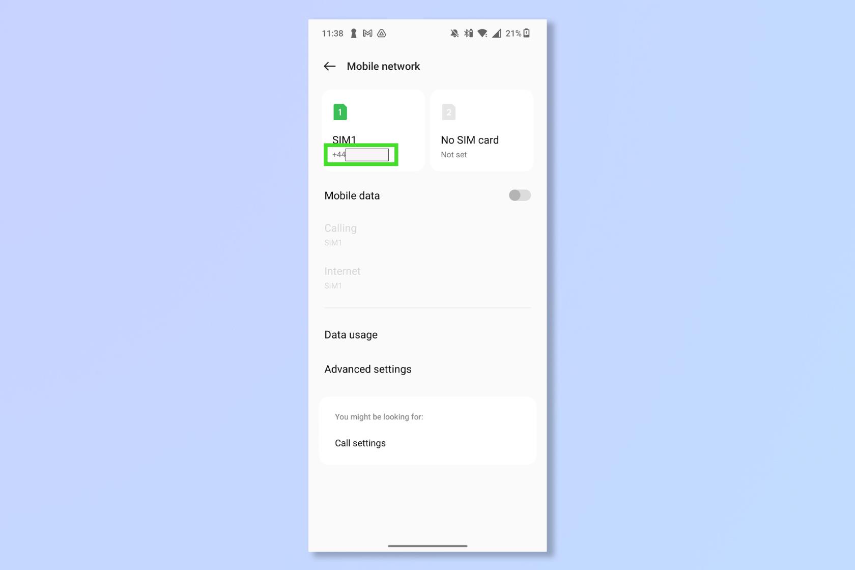 Android で自分の番号を確認する方法