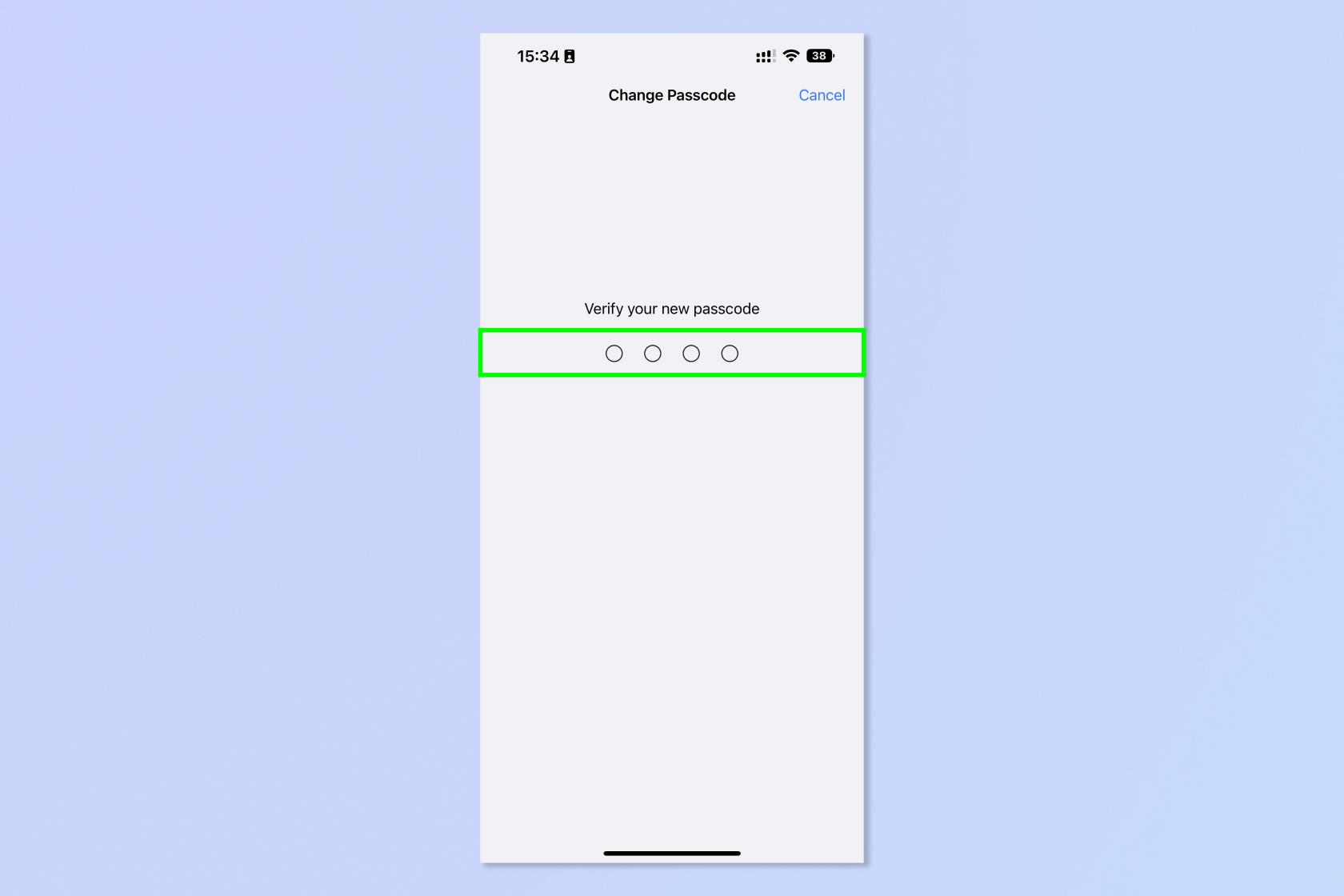 iPhoneのパスコードを変更する方法