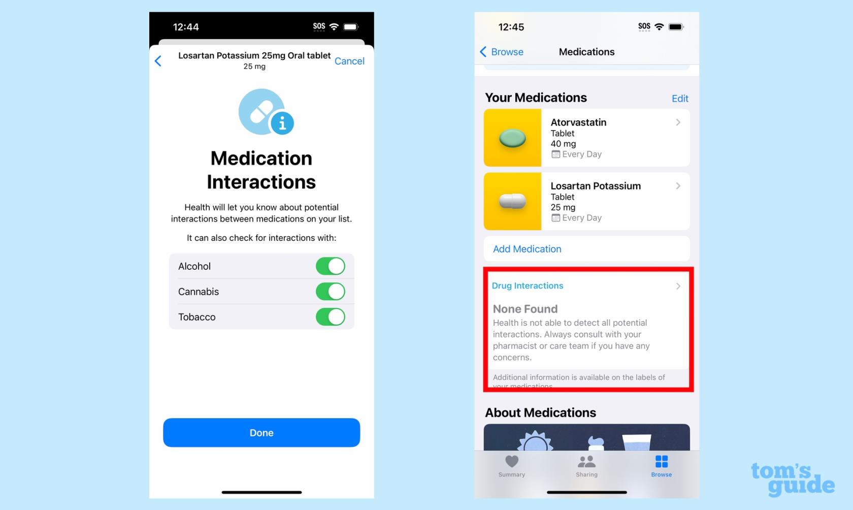 iOS 16 で iPhone に薬を設定する方法