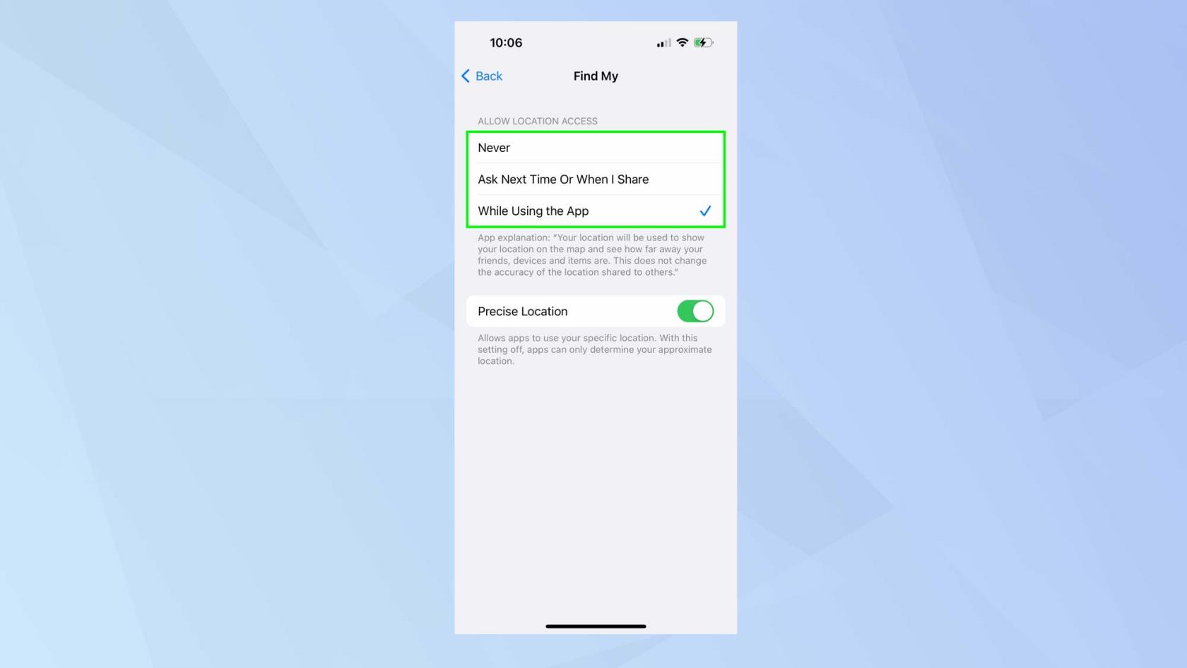 「探す」を使用してiPhoneで位置情報を共有する方法