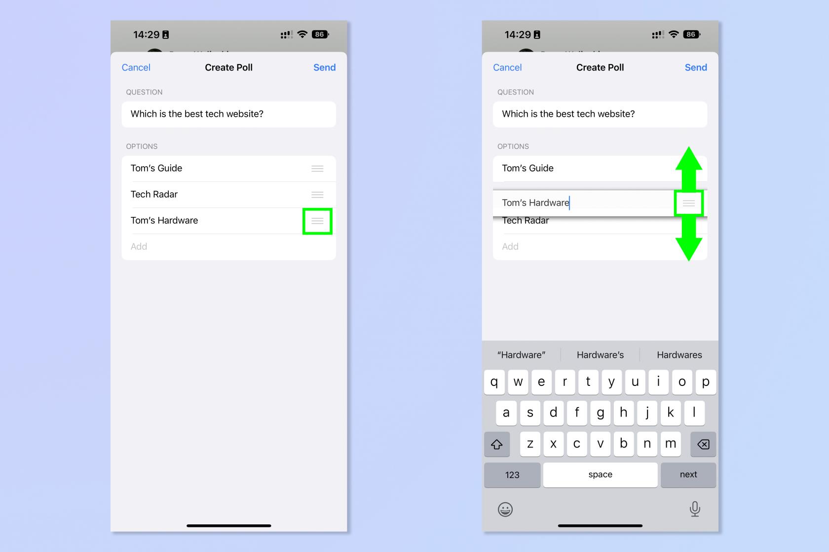 WhatsApp でアンケートを作成する方法