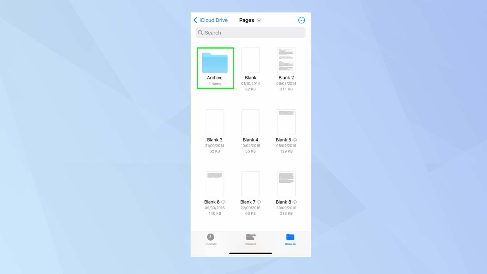 iPhoneでzipファイルを作成して開く方法