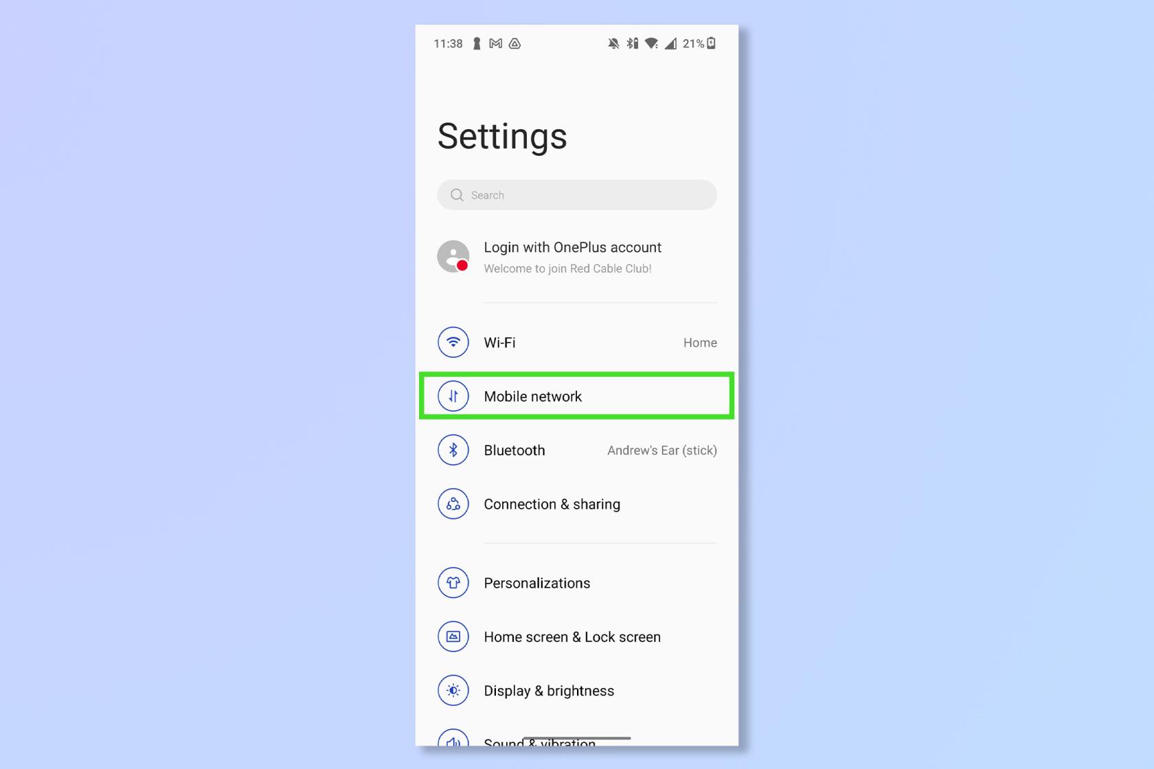 Android で自分の番号を確認する方法