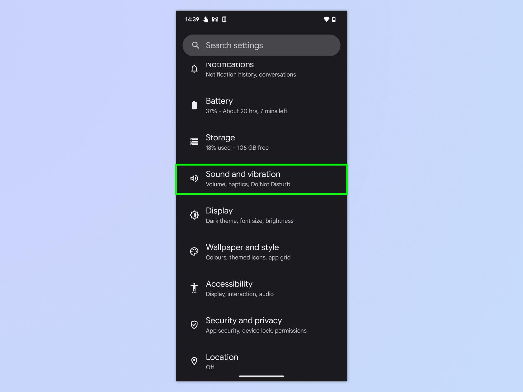 Android スマートフォンの通知音を変更する方法