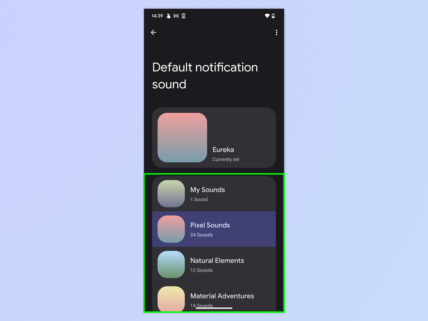 Android スマートフォンの通知音を変更する方法