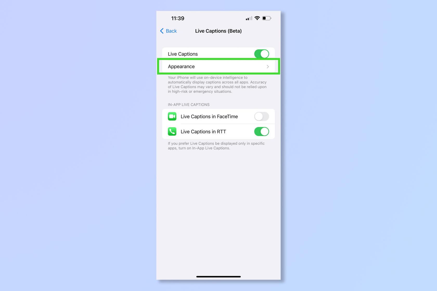 iOS 16 で音声とビデオにライブキャプションを取得する方法