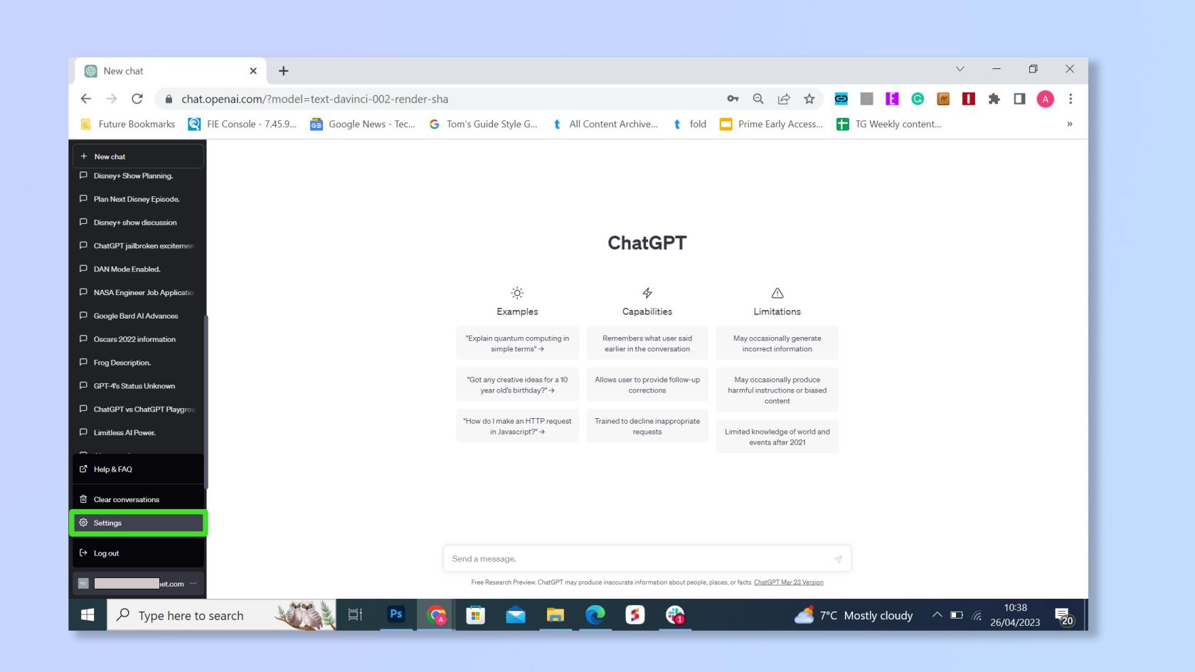 ChatGPT はあなたの秘密を共有しています — この設定を変更してチャットをプライベートに保ちます