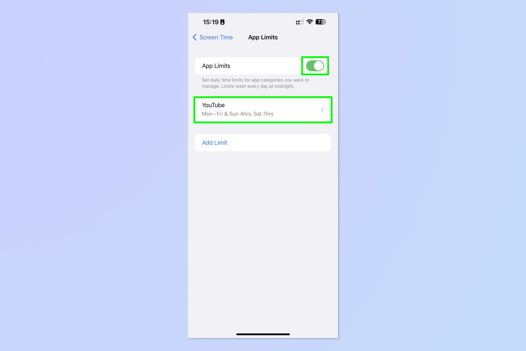 スクリーンタイムを使ってiPhoneアプリに時間制限を設定する方法