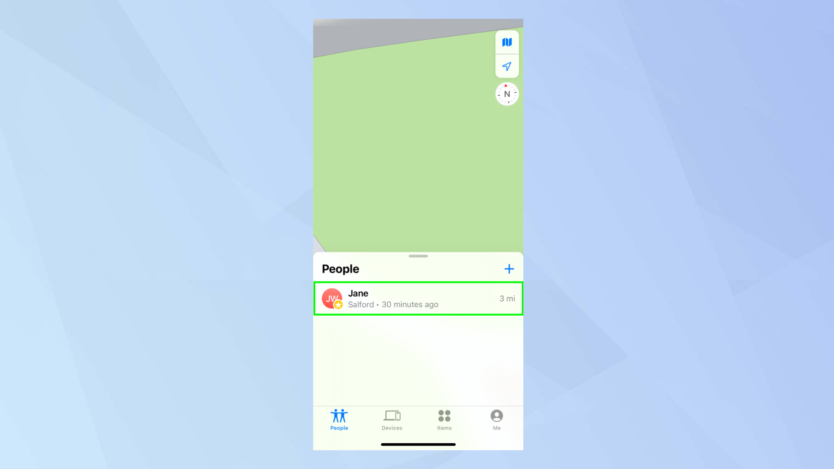 iPhoneで誰かの位置を見つける方法