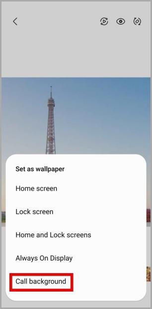Samsung Galaxy 携帯電話で通話の背景を変更する方法