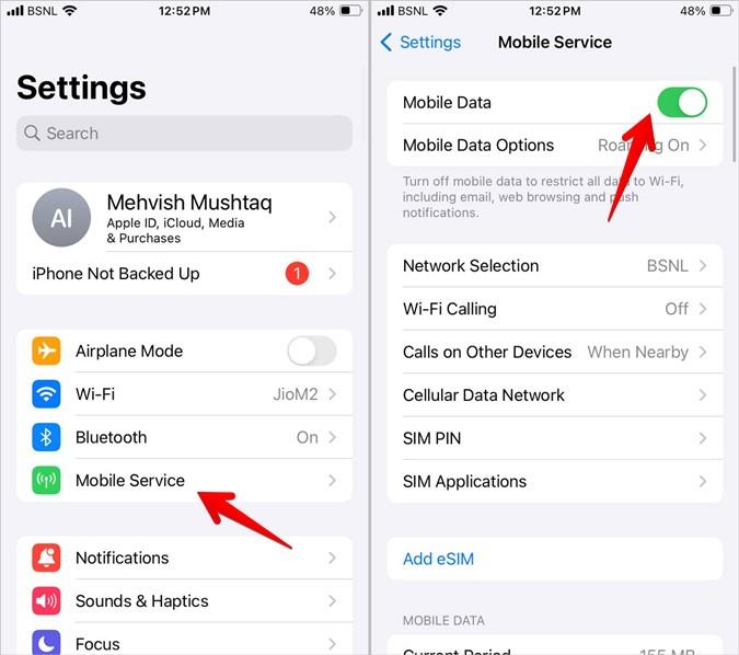 このアップデートの 9 つの修正を iPhone または iPad にダウンロードするには Wi-Fi 接続が必要です