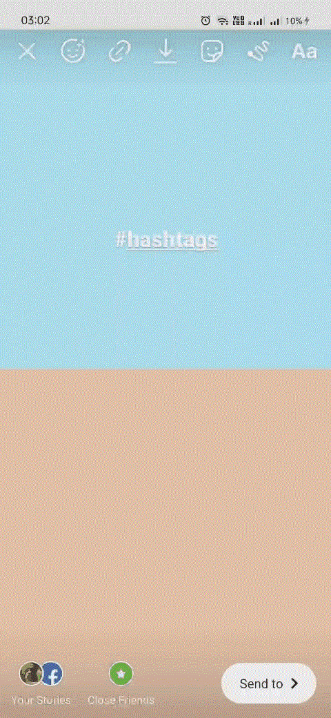 Instagramの投稿とストーリーからハッシュタグを非表示にする方法