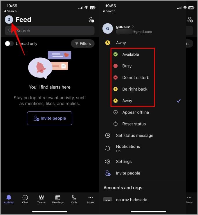 Microsoft Teams ステータス: ステータスの意味と変更方法