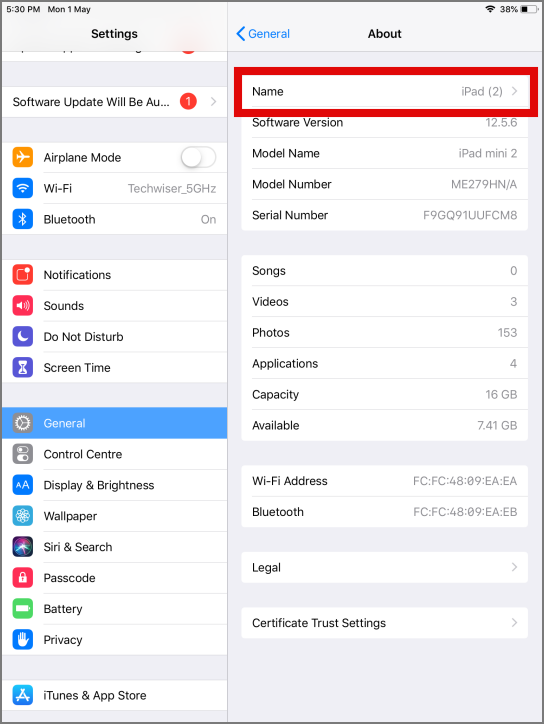 iPhone、iPad、Mac で AirDrop 名を変更する方法