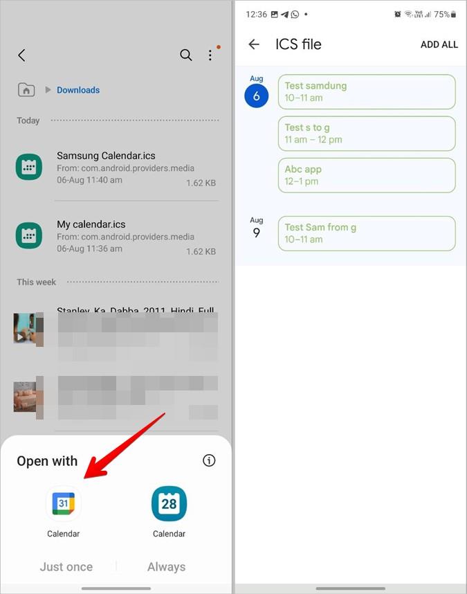 Samsung カレンダーを Google カレンダーに、またはその逆に同期する方法