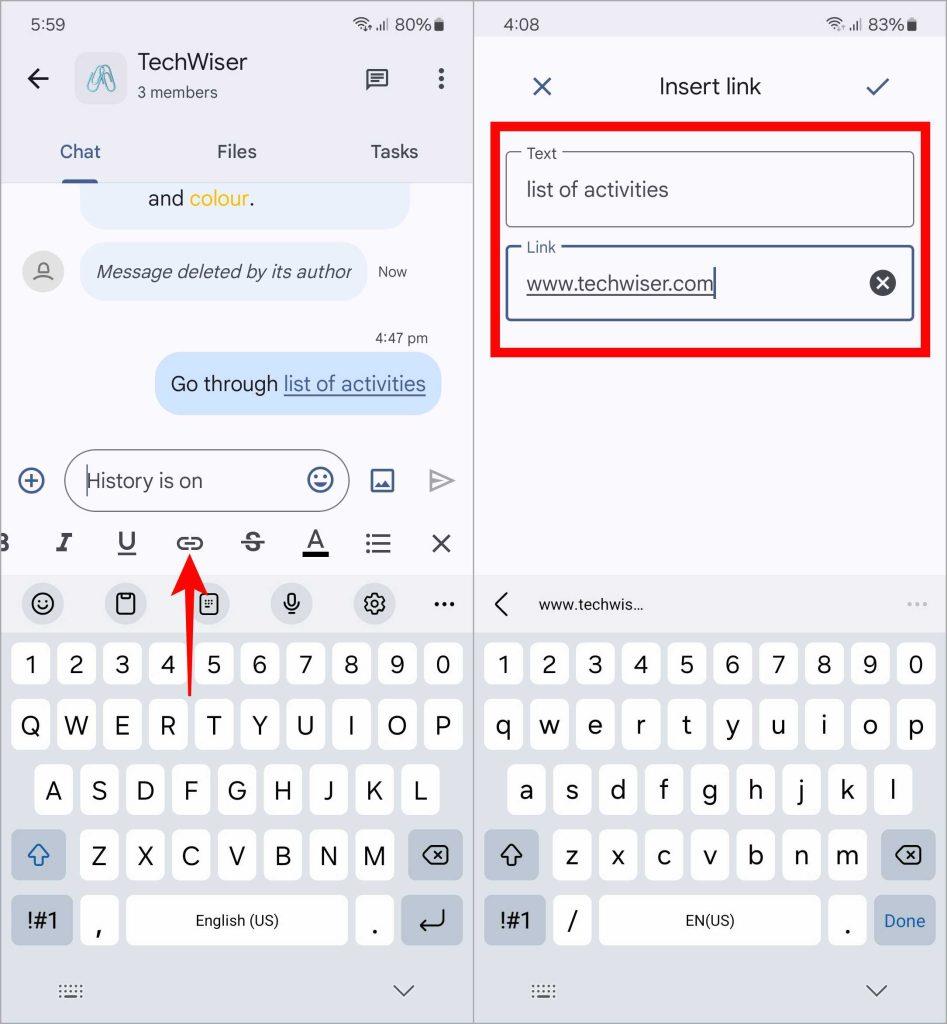 モバイルで Google Chat にスペースを作成する方法