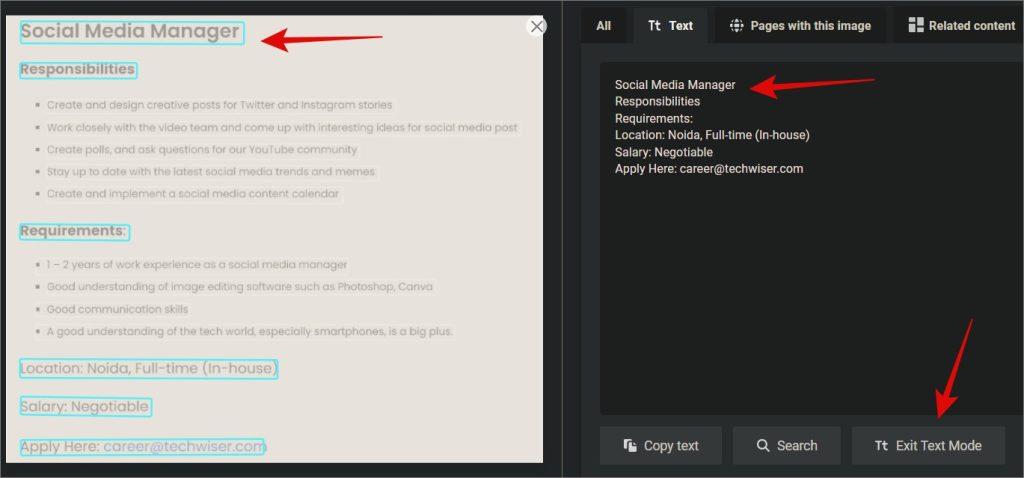 Windows 10/11で画像からテキストをコピーする方法