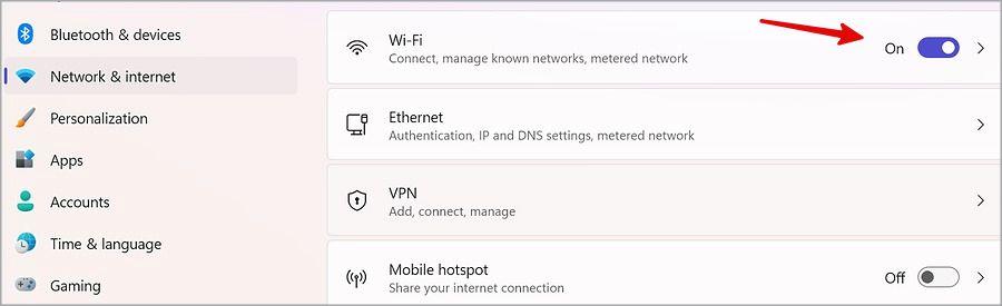 Wi-Fi は動作しないのに、イーサネットは動作するのはなぜですか