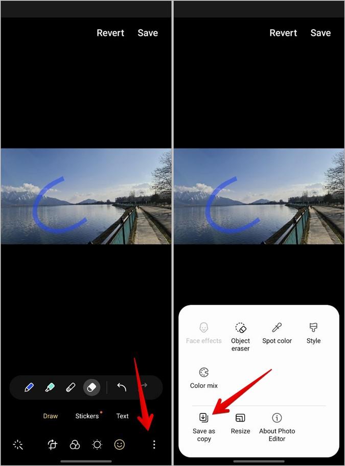 Samsung Galaxy フォンで写真に絵を描く 6 つの方法