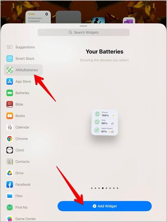 MacBookとiPadでiPhoneのバッテリーを確認する方法