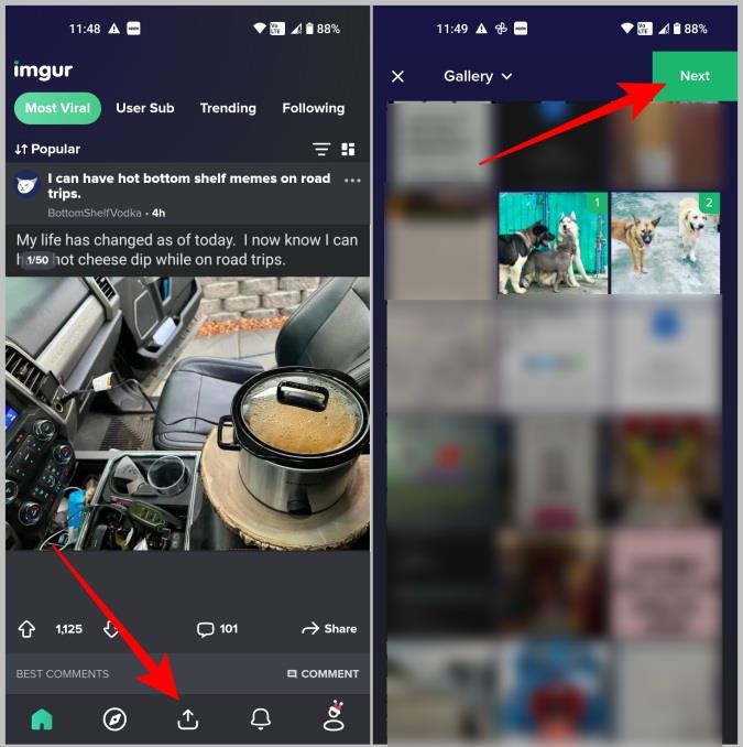 パソコンと携帯電話で Imgur リンクを取得する方法