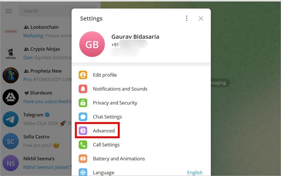 Telegram の連絡先をエクスポートして同期する方法