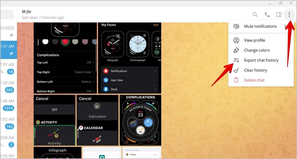 Telegram から複数の写真やビデオをダウンロードする方法