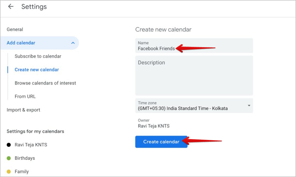 Facebookの誕生日をGoogleカレンダーにインポートする方法