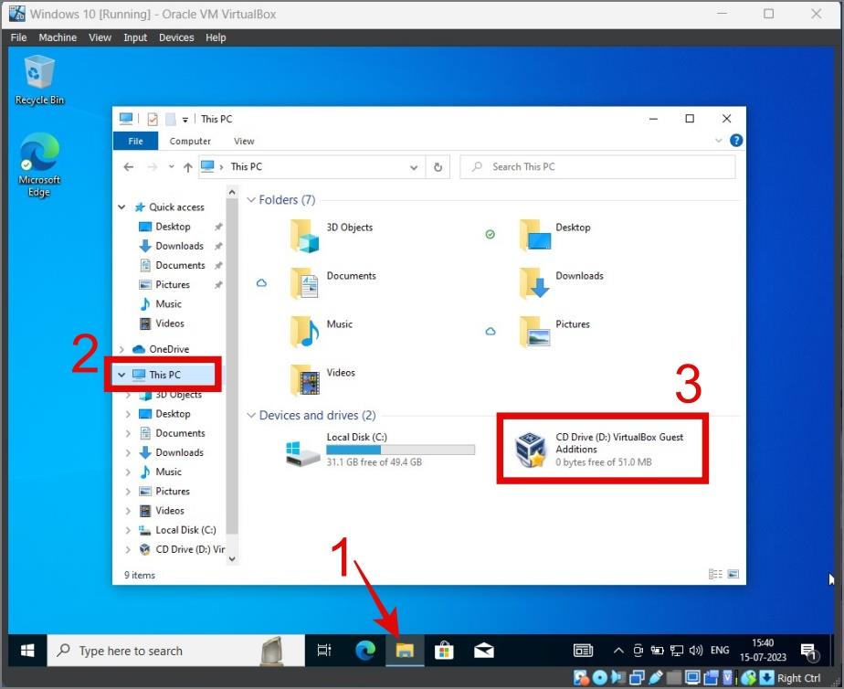 VirtualBox に Windows 10 をインストールする方法