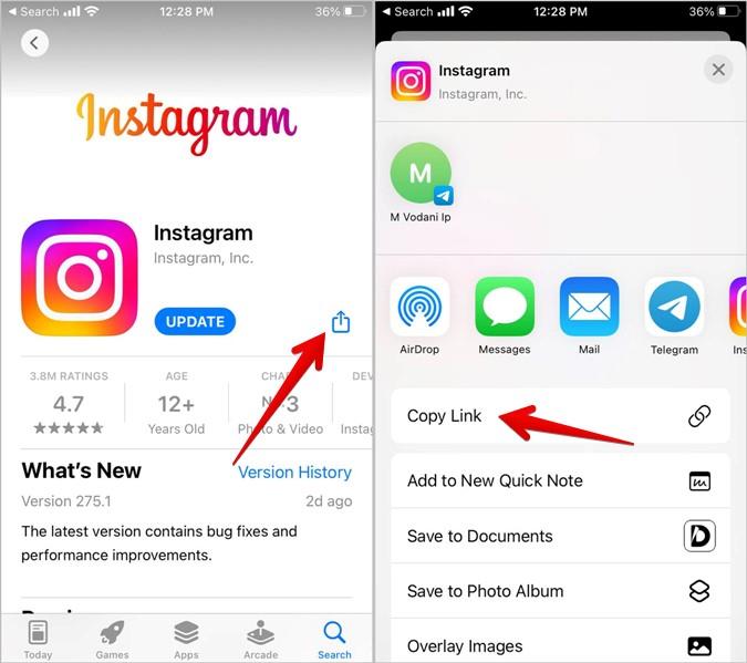 iPhoneまたはAndroidからアプリリンクを取得して共有する方法
