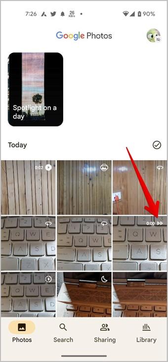 Google フォトのさまざまな記号やアイコンの意味