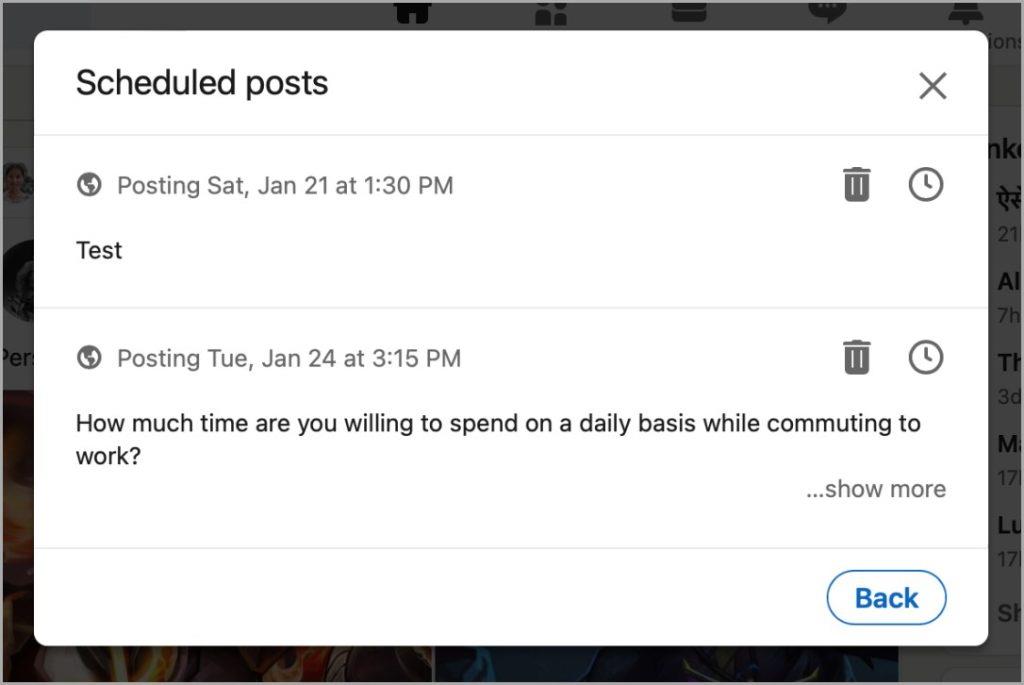 LinkedIn でネイティブに投稿をスケジュールする方法 (Web およびモバイル)