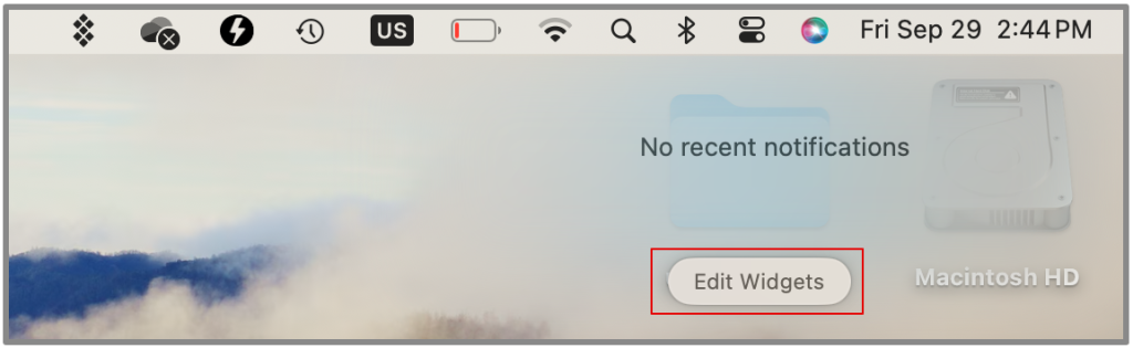 macOS Sonoma でウィジェットを追加およびカスタマイズする方法