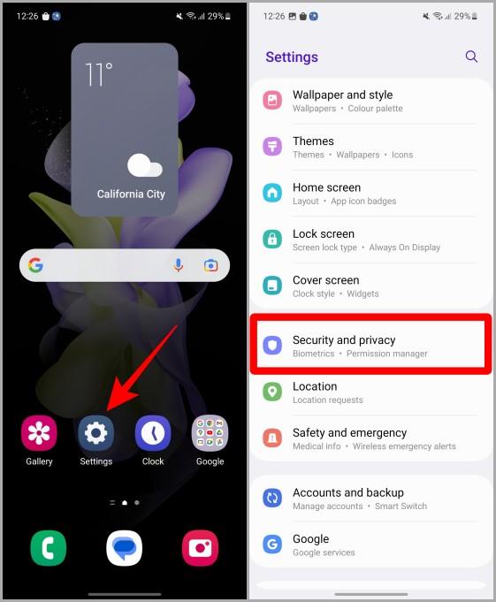 Samsung Galaxy スマートフォンで安全なフォルダーを設定する方法