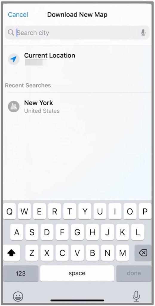 iPhone で Apple マップをオフラインでダウンロードして使用する方法