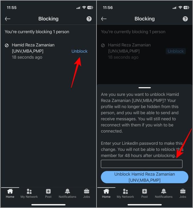 LinkedIn で誰かをブロックするとどうなるか