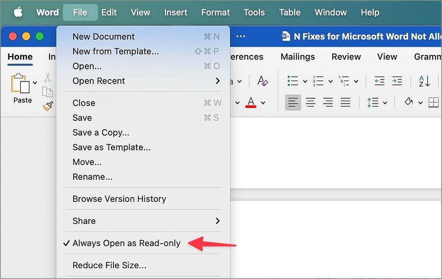 Mac で Microsoft Word の編集ができない場合の 9 つの修正