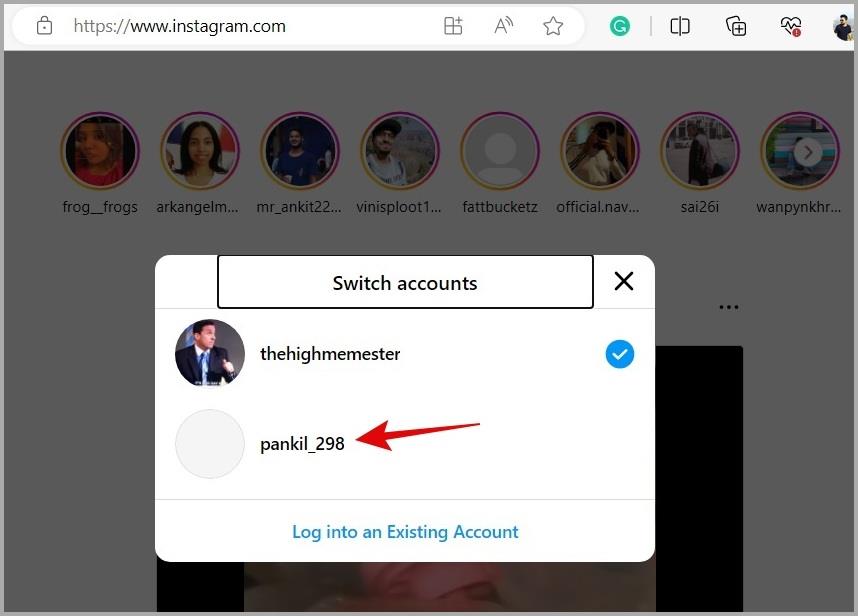 Instagramで複数のアカウントを追加および切り替える方法