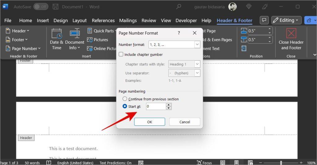 Microsoft Wordにページとページ番号を追加する方法