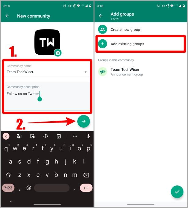 iOS および Android で WhatsApp コミュニティを開始または作成する方法