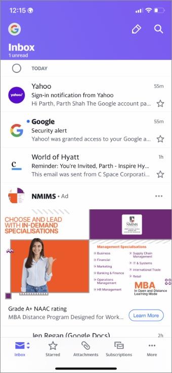 iPhone用のMicrosoft Outlook代替ソフト5選
