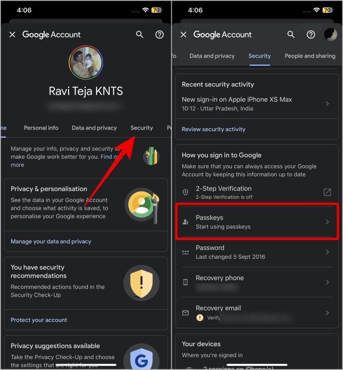 デスクトップとモバイルで Google パスキーを設定する方法
