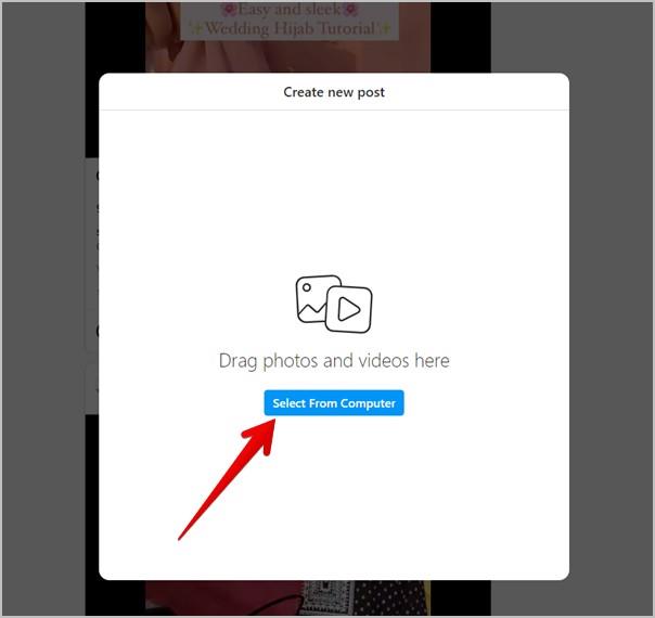 ギャラリーとPCからInstagramにリールをアップロードする方法