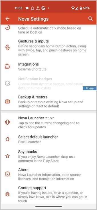 Nova Launcher と Pixel Launcher: 違いは何ですか