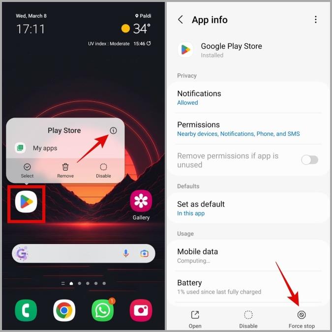 Android で Play ストア検索が機能しない場合のトップ 10 の修正