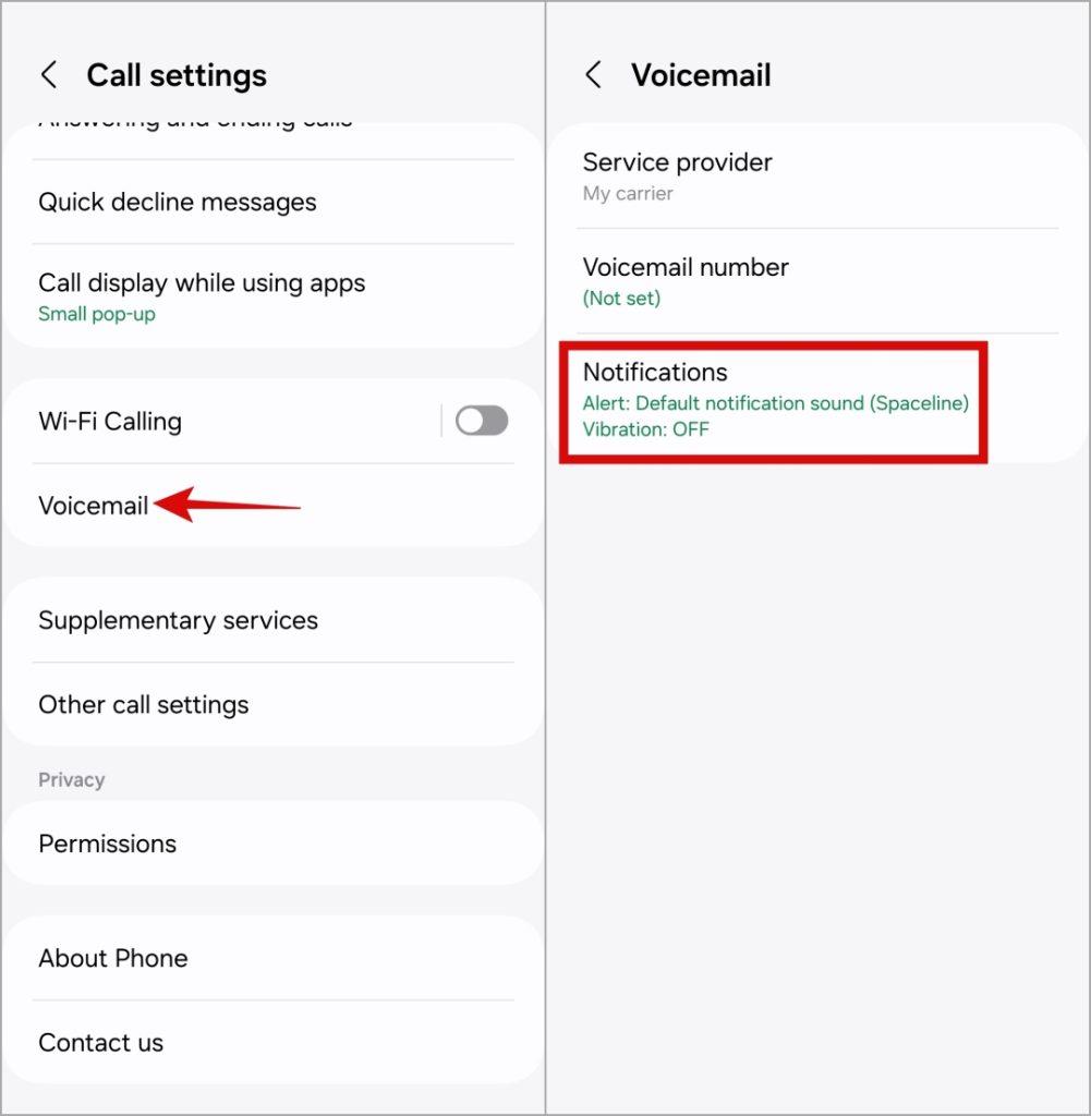Samsung Galaxy Phone でボイスメール通知が消えない場合の 5 つの修正