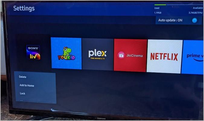 Samsung スマート TV でアプリを追加、削除、管理する方法